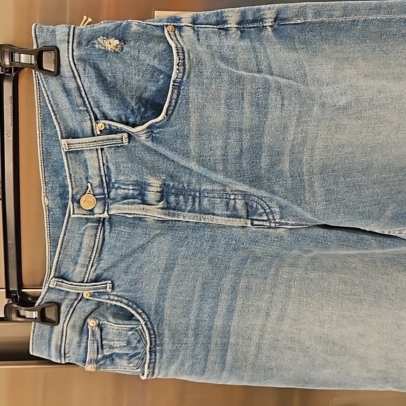 💕MOTHER💕 High Waisted Spinner Skimp Jeans ~ Fish Out of Water 29 NWT - Picture 15 of 17